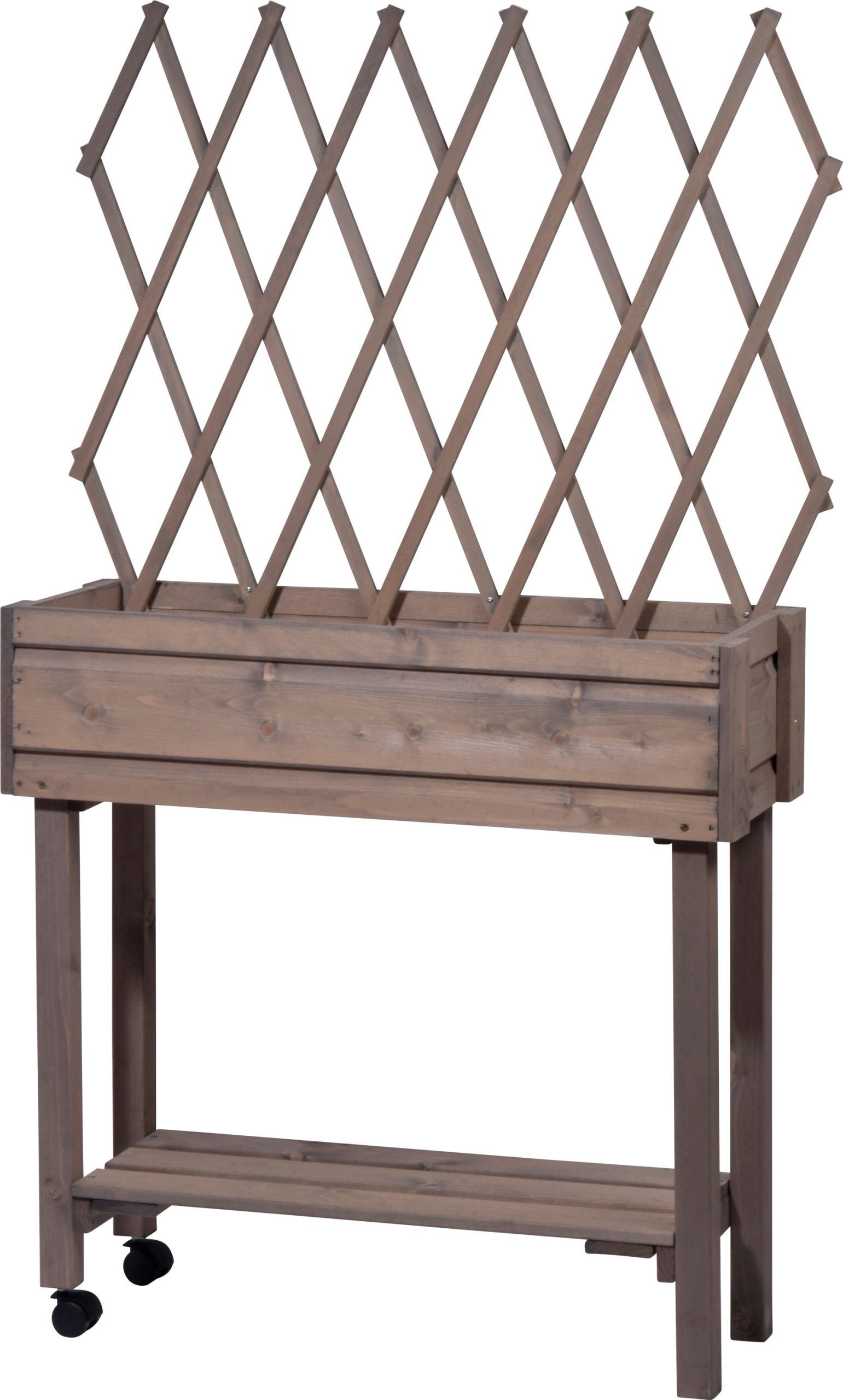 dobar Rollbares Hochbeet mit Rankgitter