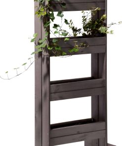 dobar Vertikales Blumenbeet mit 4 Pflanzkästen inkl. Pflanzfolie   ca. 55 x 40 x 125 cm