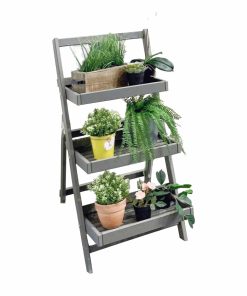 elephant Kräuterleiter HDPE 3-Stufen grau