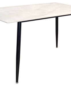 möbel direkt online 4-Fuß-Esstisch mit großer Steinplatte 140x80 cm