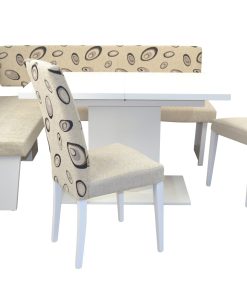 möbel direkt online 4tlg. Eckbankgruppe mit Auszugs-Esstisch Sonja