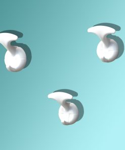 möbel direkt online Design-Garderobenhaken 3er-Set Designer: ANGELOTTI & CARDILE