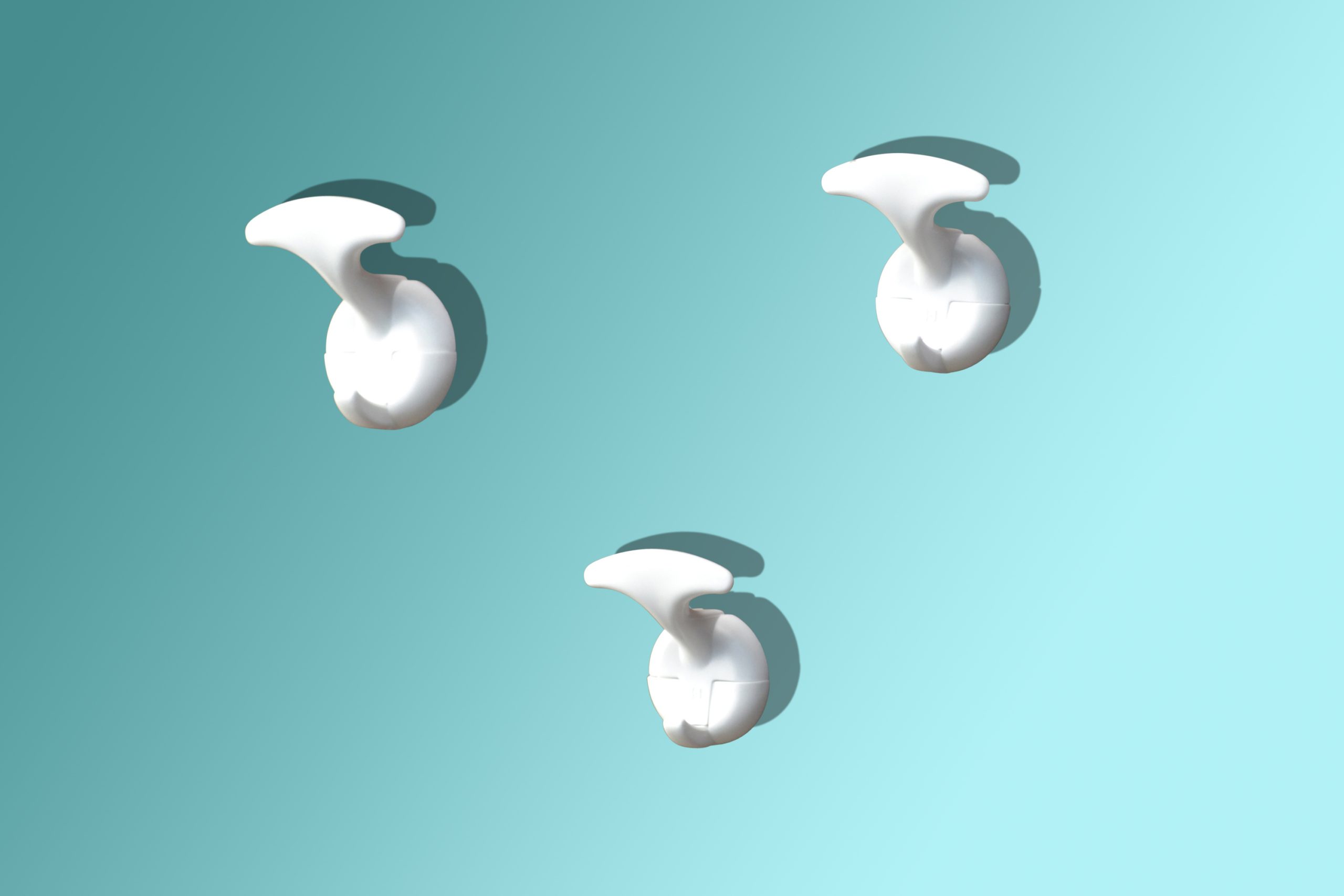 möbel direkt online Design-Garderobenhaken 3er-Set Designer: ANGELOTTI & CARDILE