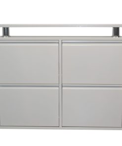 möbel direkt online Metallschuhschrank (4Klappen) Palma