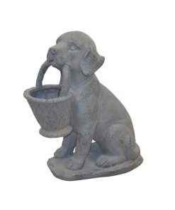 möbel direkt online Pflanzgefäß Hund mit Korb