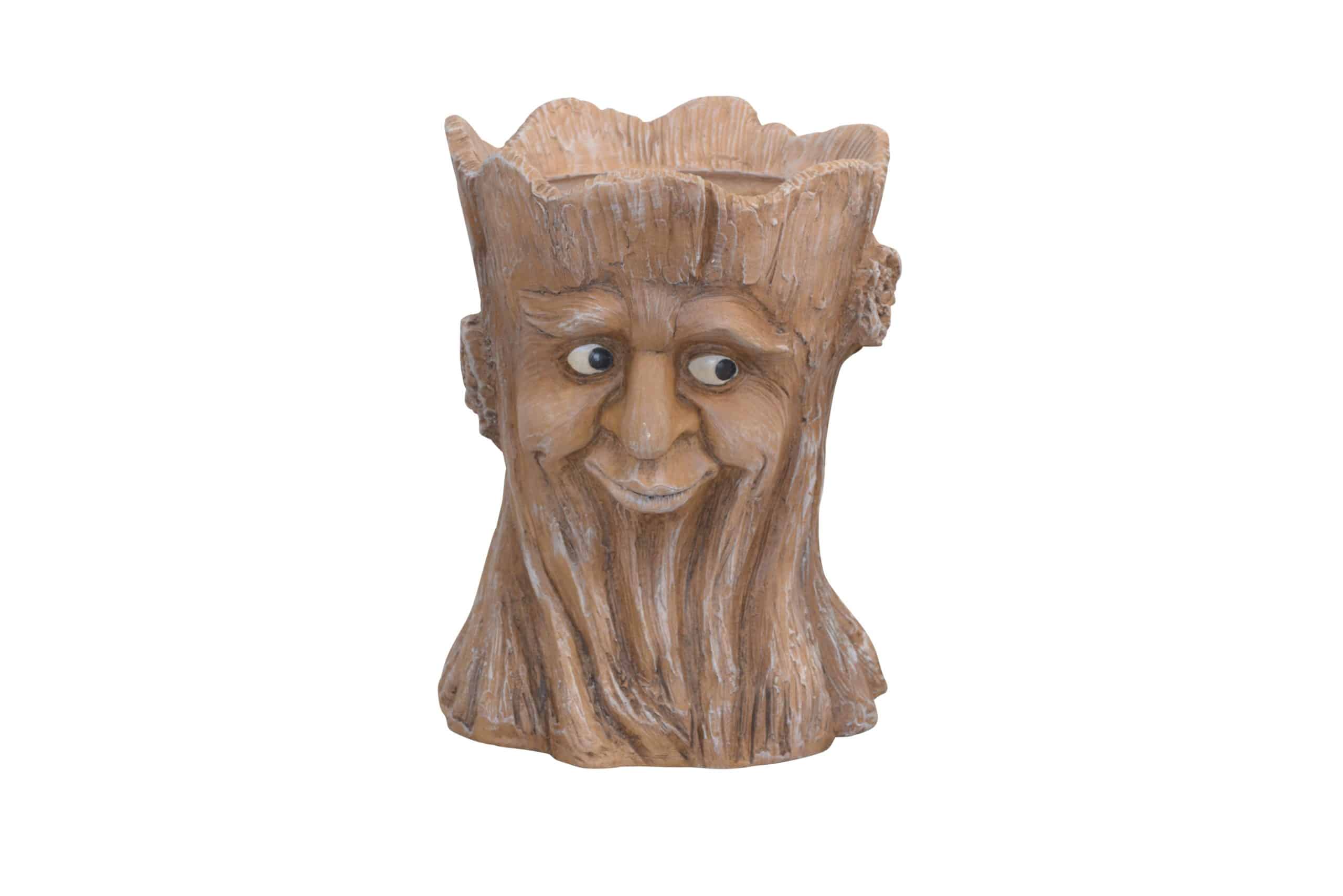 möbel direkt online Pflanzständer Baumstammgesicht