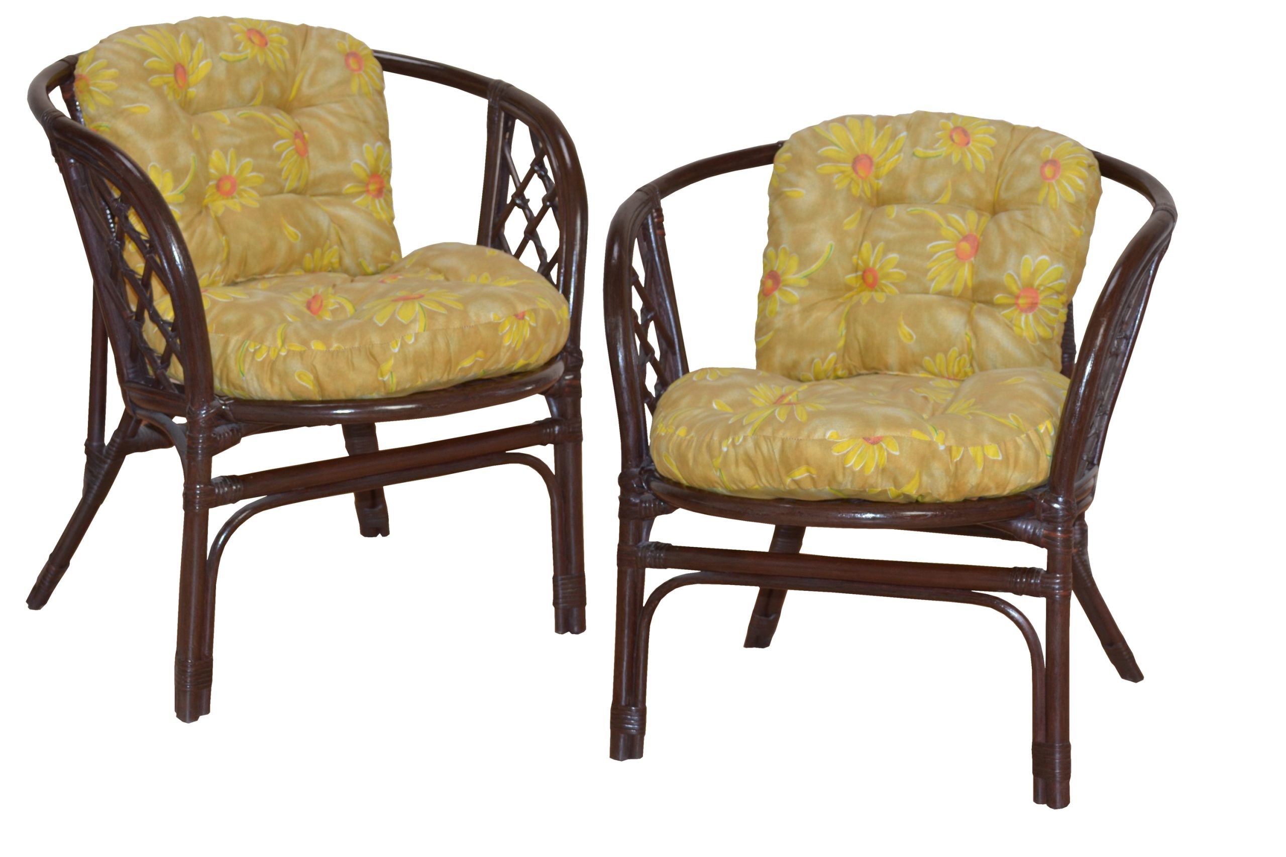 möbel direkt online Rattansessel 2 Stück mit passendem Sitz- und Rückenkissen Karl