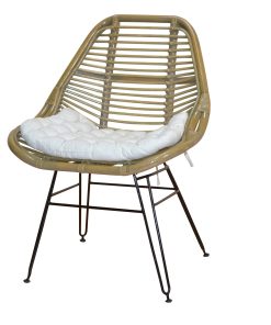 möbel direkt online Rattanstuhl mit Kissen Kim