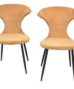 möbel direkt online Samt-Polsterstuhl (2Stück) Iris