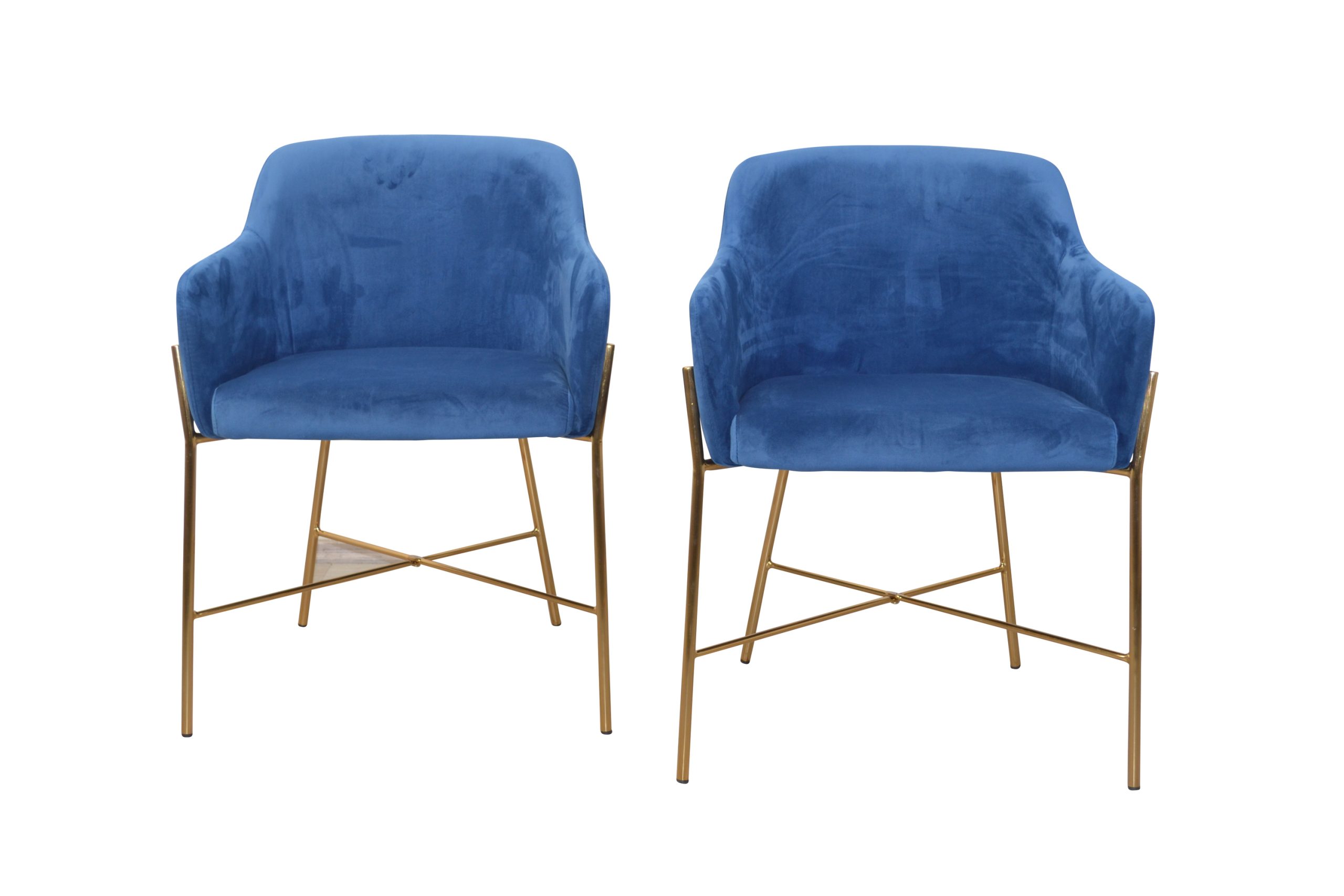 möbel direkt online Samt-Polsterstuhl (2Stück) Neddy