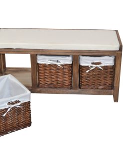 möbel direkt online Sitzbank mit Kissen Helga