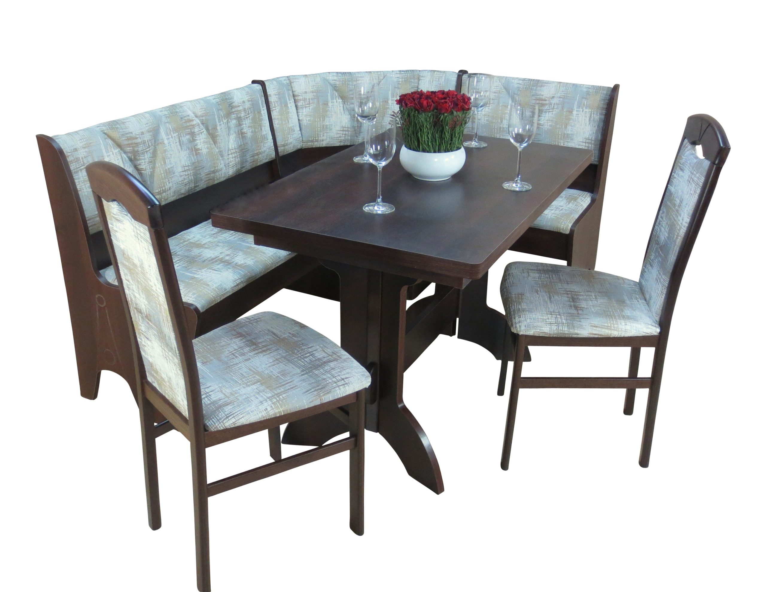 möbel direkt online Truheneckbankgruppe 4-teilig "Halle III"