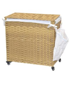 möbel direkt online Wäschesortierer mit Rollen Toni