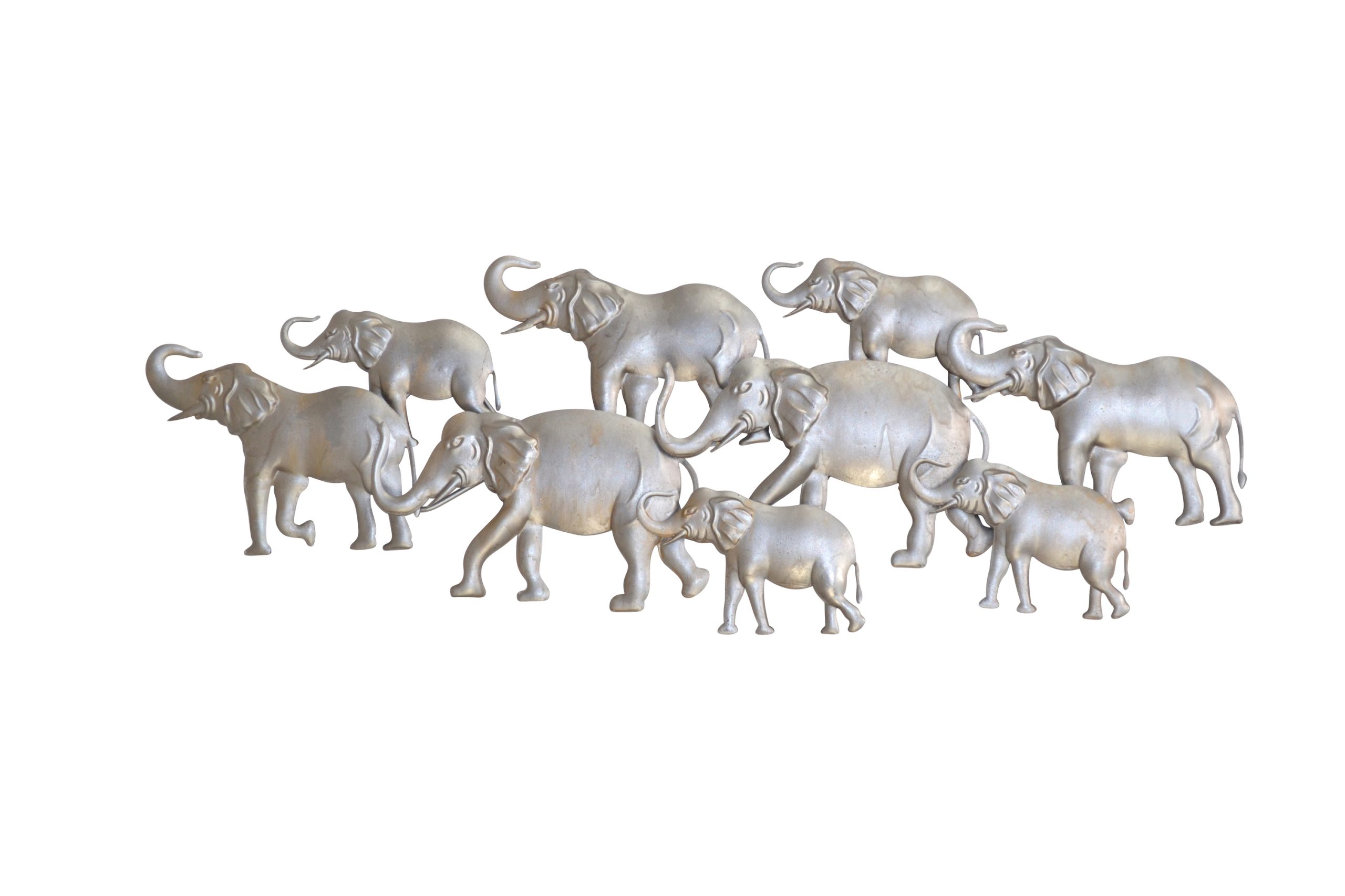 möbel direkt online Wanddekoration Elefantenfamilie