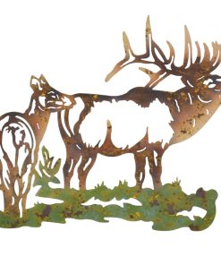 möbel direkt online Wanddekoration Hirschkuh und Hirsch