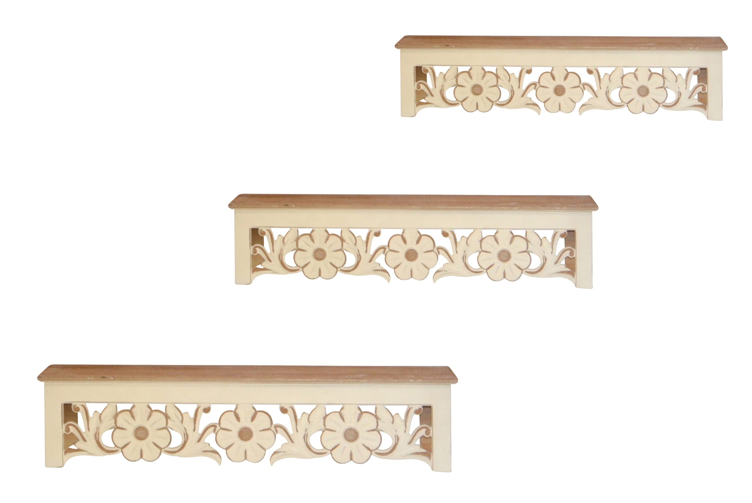 möbel direkt online Wandkonsolen-Set 3tlg. Ibek