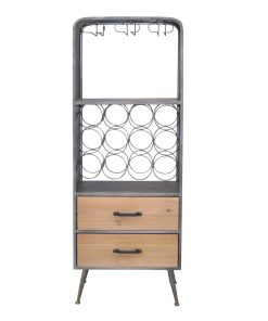 möbel direkt online Weinregal mit 2 Schubkästen Alice