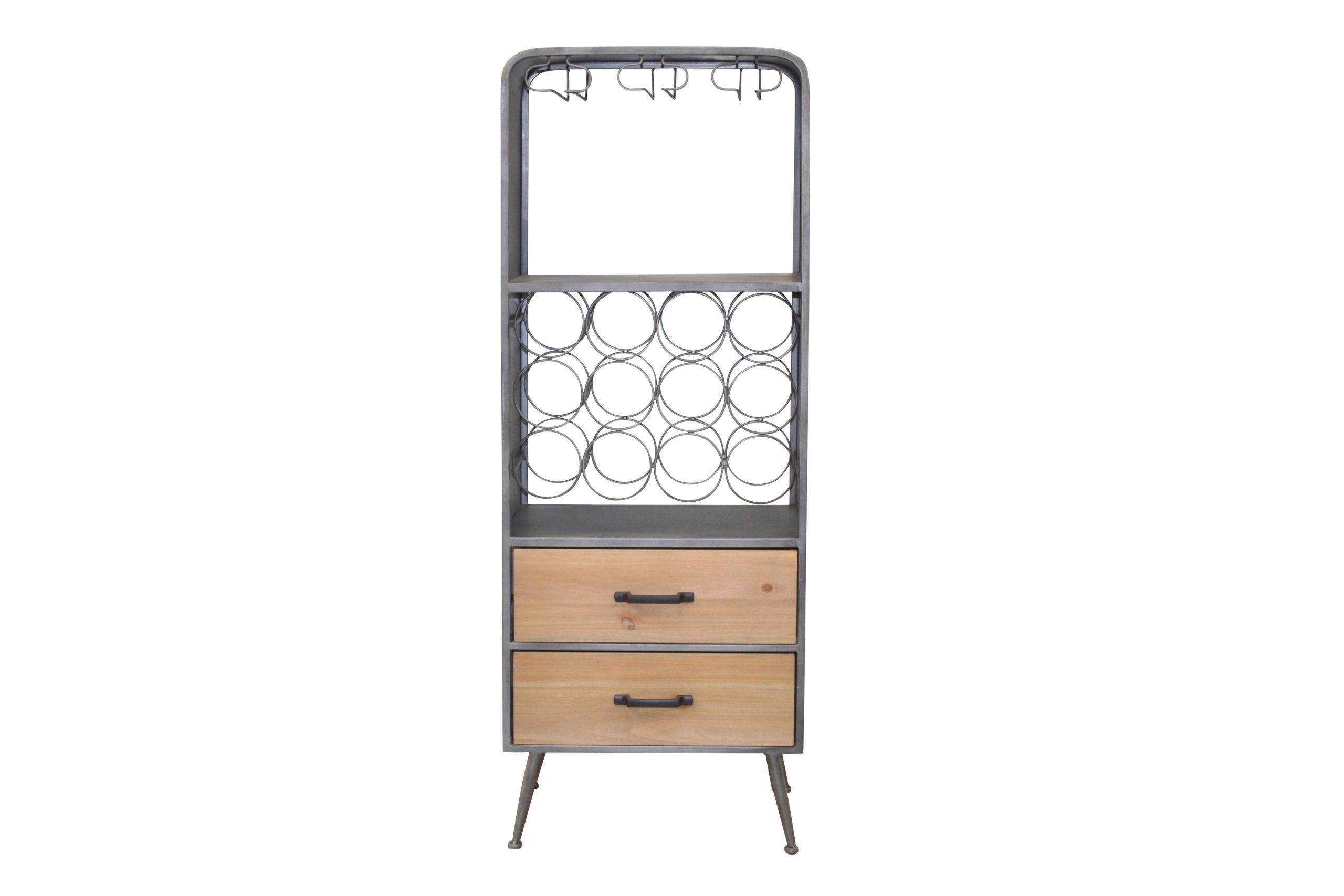 möbel direkt online Weinregal mit 2 Schubkästen Alice